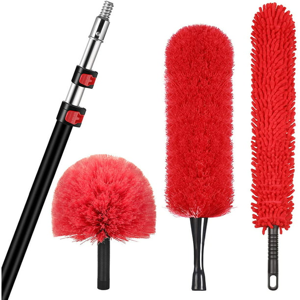 Extendable Clean Brush Telescopic Cleaning Duster Brush Cobweb Dust Brush 8C